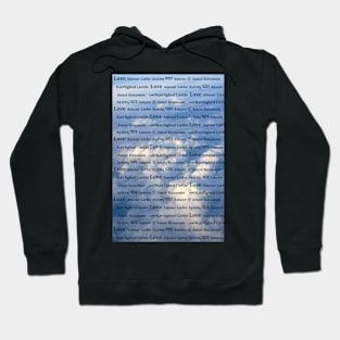 Love is in the Air Background Hoodie